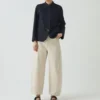 Bawełniano-lniana elegancka kurtka Bawełniano-lniana elegancka kurtka