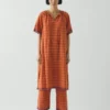 Bawełniany kaftan w kratę Bistrot Bawełniany kaftan w kratę Bistrot