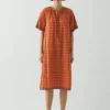 Bawełniany kaftan w kratę Bistrot Bawełniany kaftan w kratę Bistrot