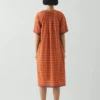 Bawełniany kaftan w kratę Bistrot Bawełniany kaftan w kratę Bistrot