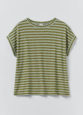 Bawełniany T-shirt Alda Stripe