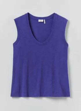 Bawełniany T-shirt bez rękawów