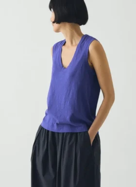 Bawełniany T-shirt bez rękawów