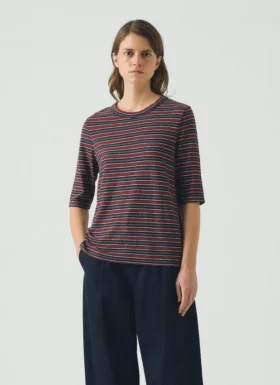 Bawełniany T-shirt w paski Cleo