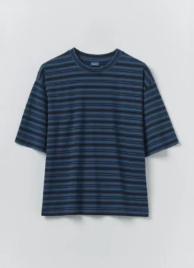 baweniany t shirt w paski z krtkim rkawem w szortach 1 280x385 - Bawełniany T-shirt w paski z kr&oacute;tkim rękawem w szortach