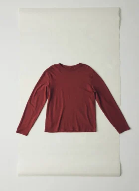 Bawełniany T-shirt z długim rękawem Frank