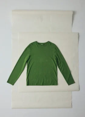 Bawełniany T-shirt z długim rękawem Frank