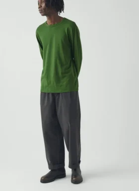 Bawełniany T-shirt z długim rękawem Frank