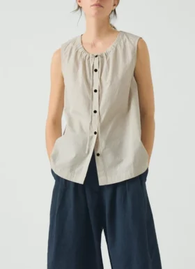 Bawełniany top w mini paski