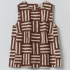 Bluzka z nadrukiem w paski w stylu patchwork Bluzka z nadrukiem w paski w stylu patchwork