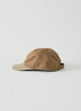 Czapka Decho z kontrastowego płótna