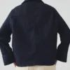 Kurtka z szerokimi rękawami z organicznego dżinsu w kolorze indygo Kurtka z szerokimi rękawami z organicznego dżinsu w kolorze indygo