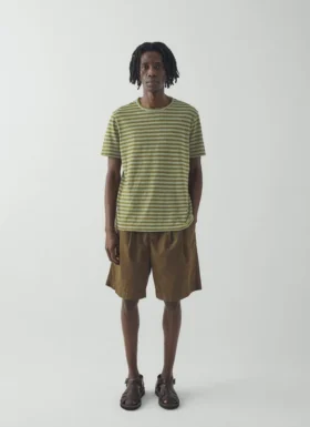 Lekki bawełniany T-shirt Theo Stripe