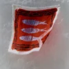 Lniana bandana z motywem ryb z targu Lniana bandana z motywem ryb z targu