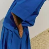 Plisowana spódnica z bawełniano-lnianej popeliny Plisowana spódnica z bawełniano-lnianej popeliny