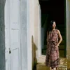 Bluzka z nadrukiem w paski w stylu patchwork Bluzka z nadrukiem w paski w stylu patchwork