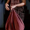 Bluzka z nadrukiem w paski w stylu patchwork Bluzka z nadrukiem w paski w stylu patchwork
