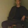 Spodnie Gabriel z barwionej bawełny twill Spodnie Gabriel z barwionej bawełny twill