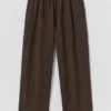 Spodnie Gabriel z barwionej bawełny twill Spodnie Gabriel z barwionej bawełny twill