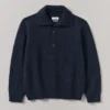 Sweter wełniany z półplisą Sweter wełniany z półplisą