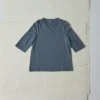 T-shirt Cleo z barwionej w całości bawełny organicznej