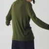 T-shirt z wełny i lyocellu z wysokim kołnierzem Aster T-shirt z wełny i lyocellu z wysokim kołnierzem Aster
